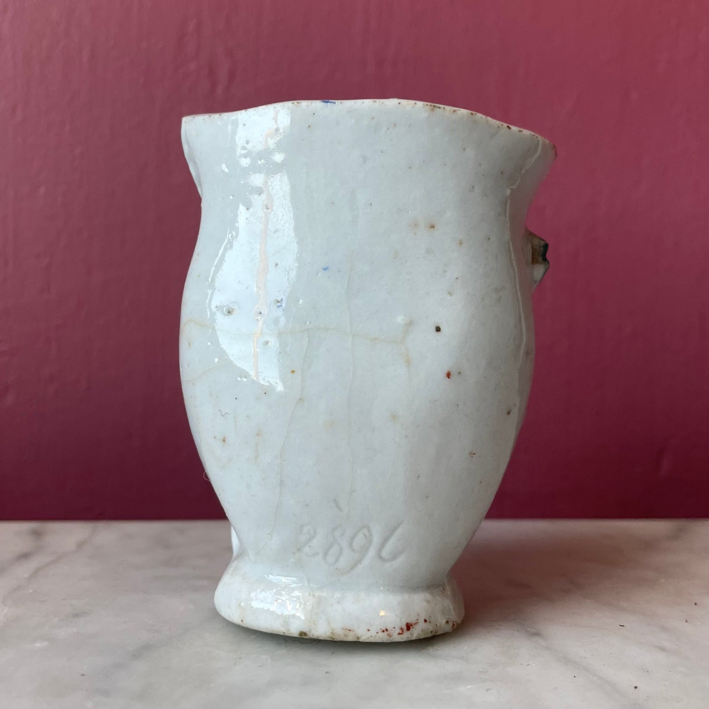 Victorian Anthropomorphic Rose Miniature Vase