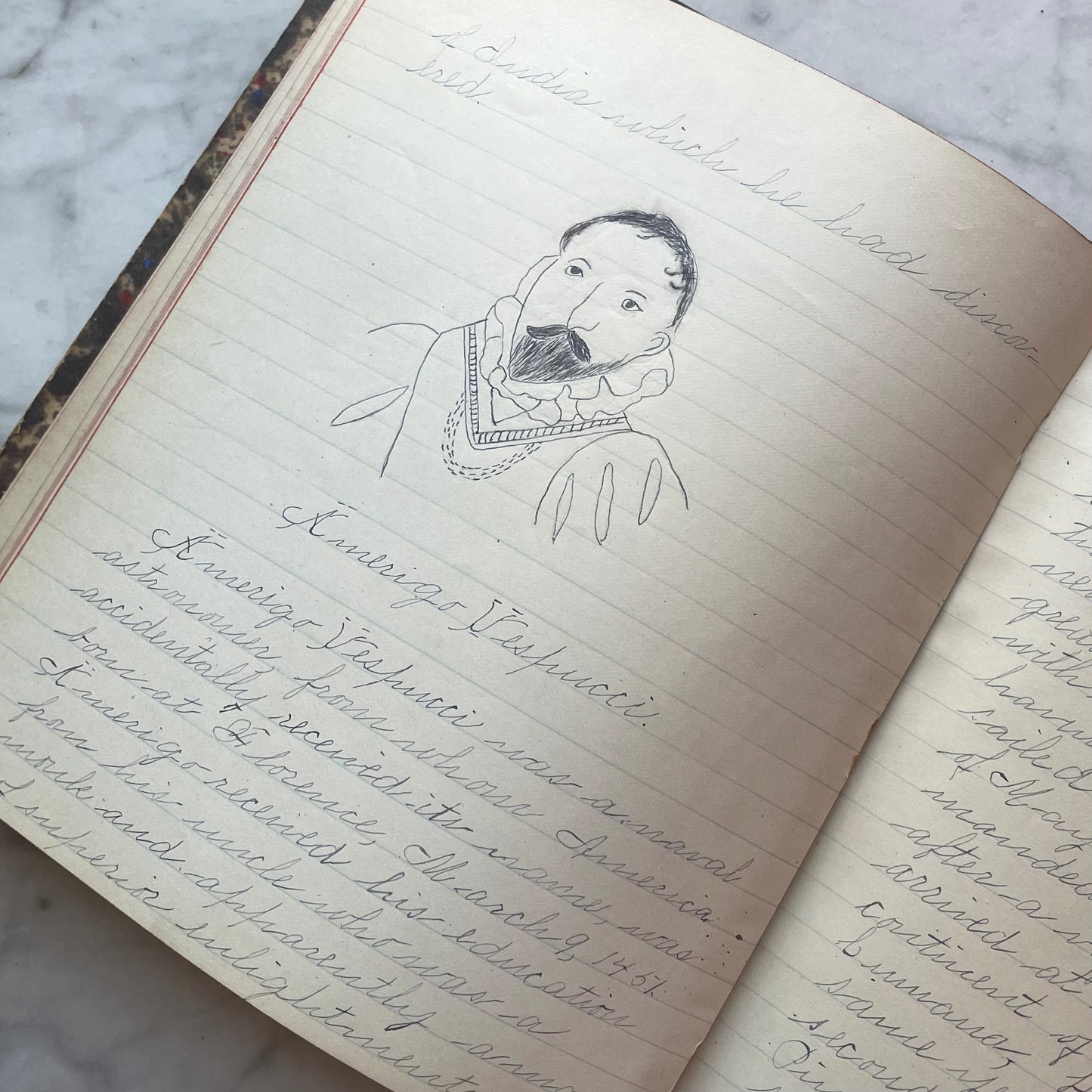 Victorian Schoolgirl’s Notebook | Biographical Sketches of Notable Men & Women |1889