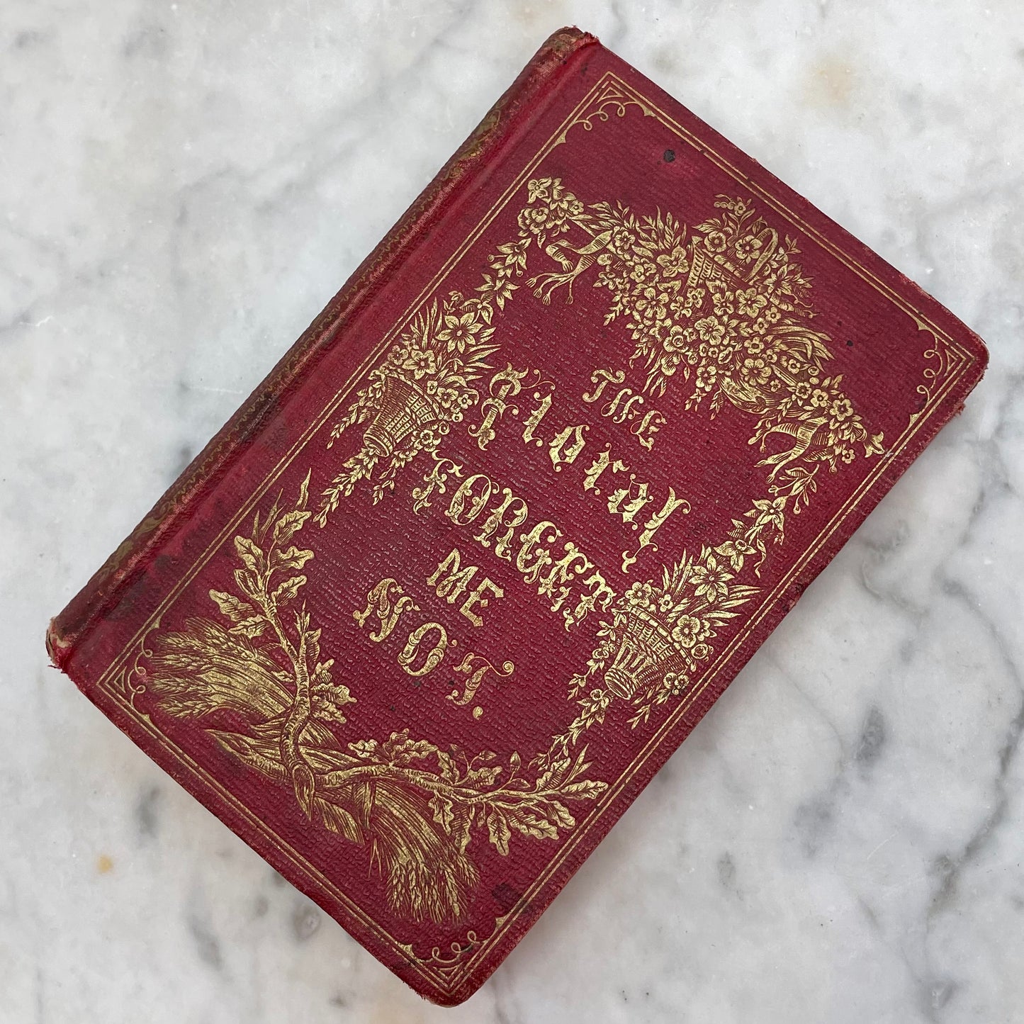 Floral Forget Me Not| The Language of Flowers | 1854