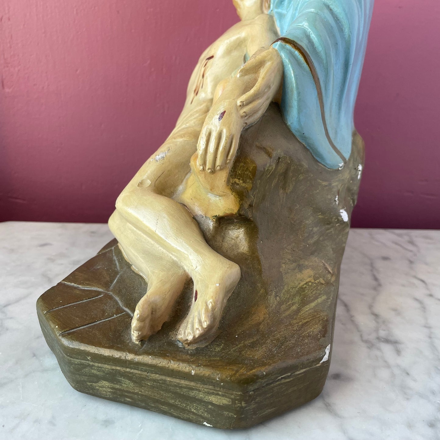 Our Lady of Sorrows | Vintage Chalkware
