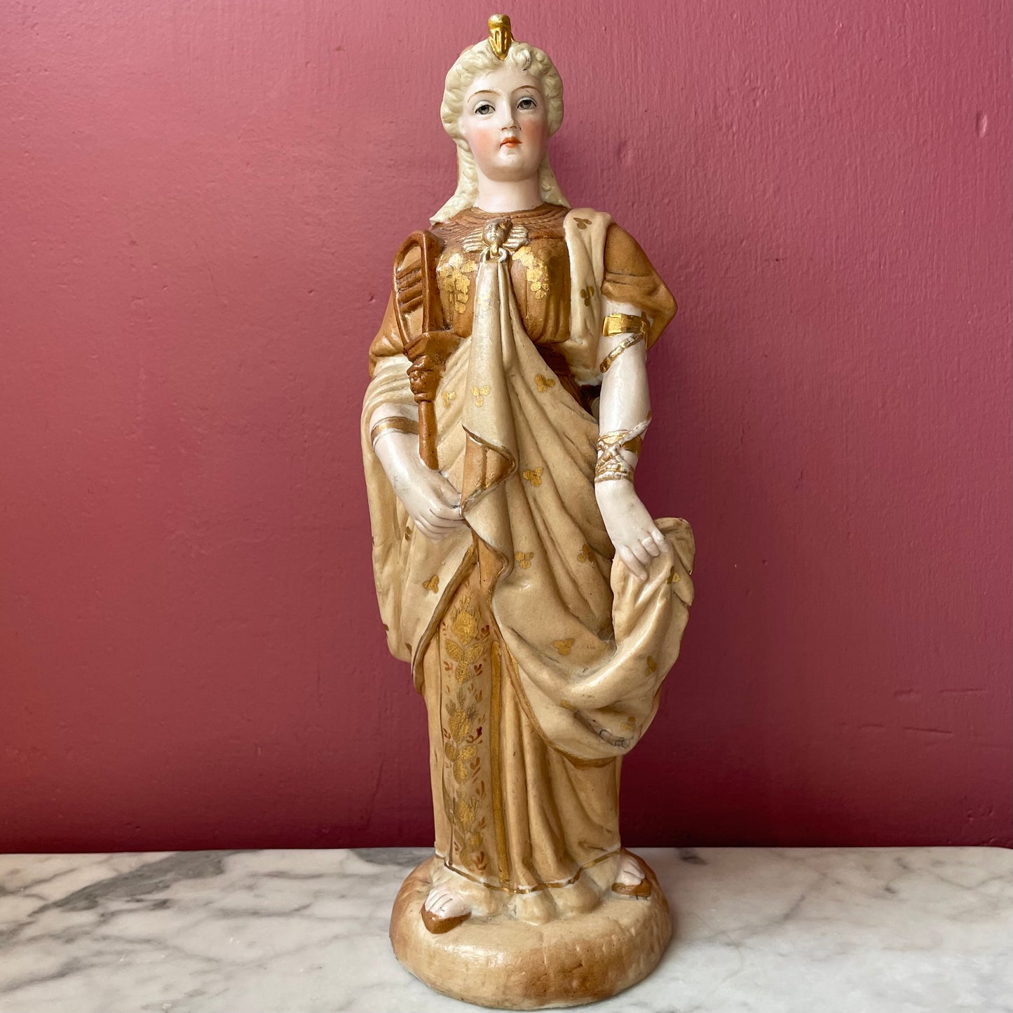 Antique Egyptian Revival Bisque Figure