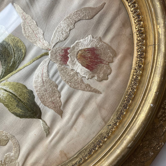 Antique Orchid Embroidery