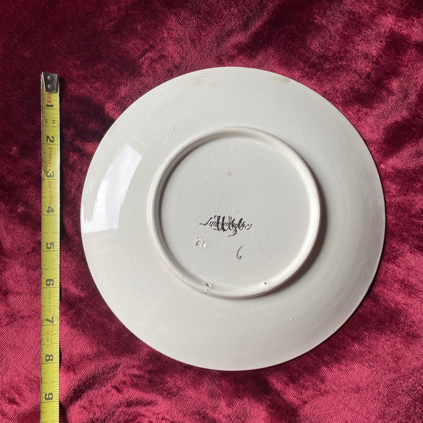 Wagner’s Rienzi | Antique Sarreguemines Plate