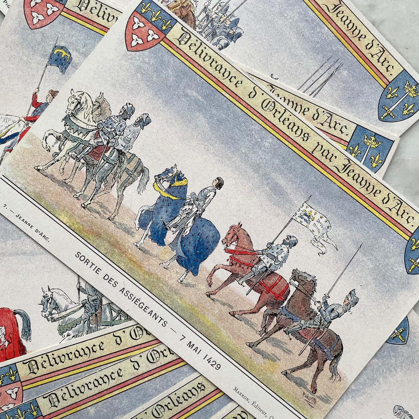 Délivrance d’Orléans par Jeanne d’Arc | Antique French Postcards