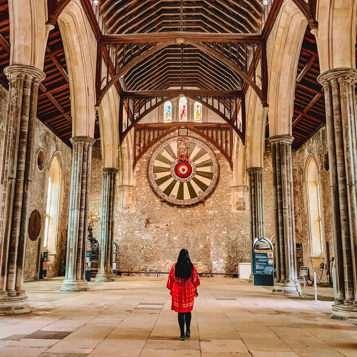 King Arthur’s Round Table | 1796 | Winchester Castle | Antique Engraving