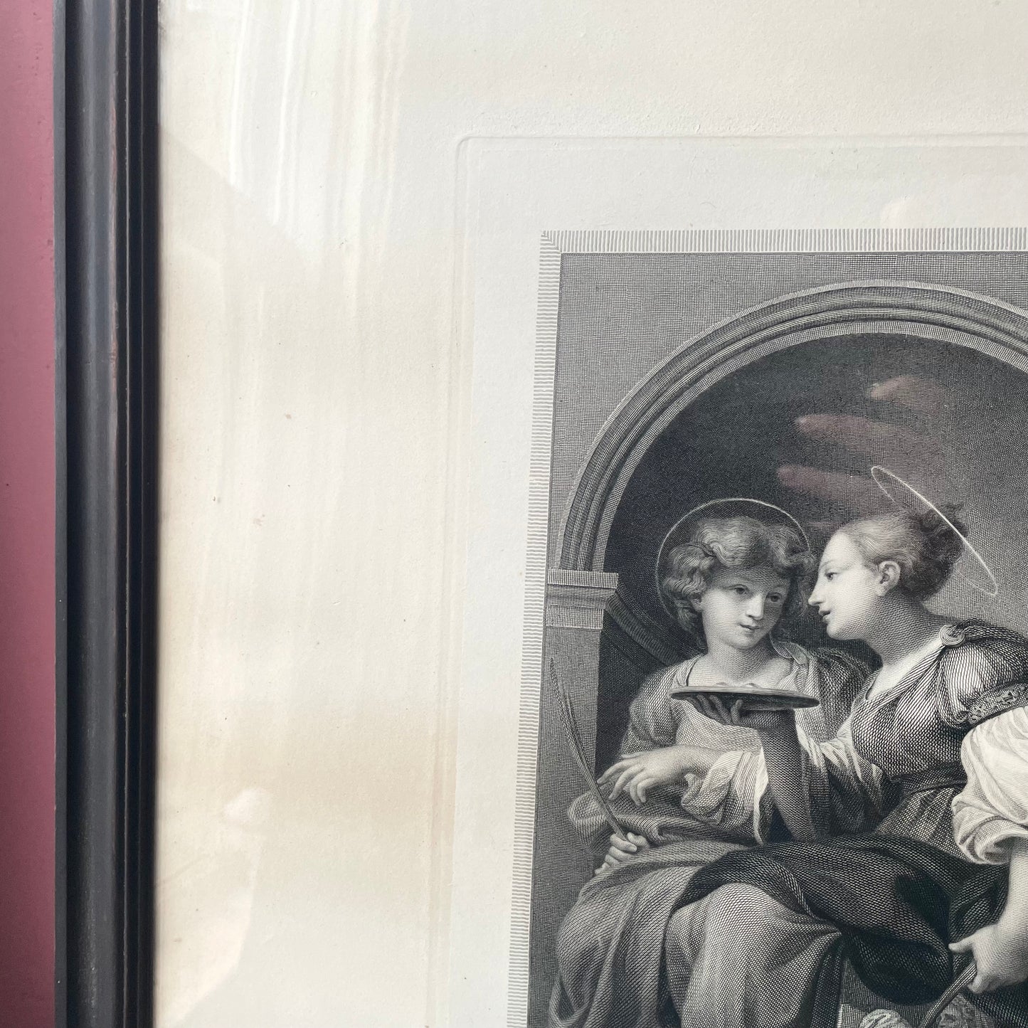 Saint Lucy & Saint Apollonia | Victorian Print