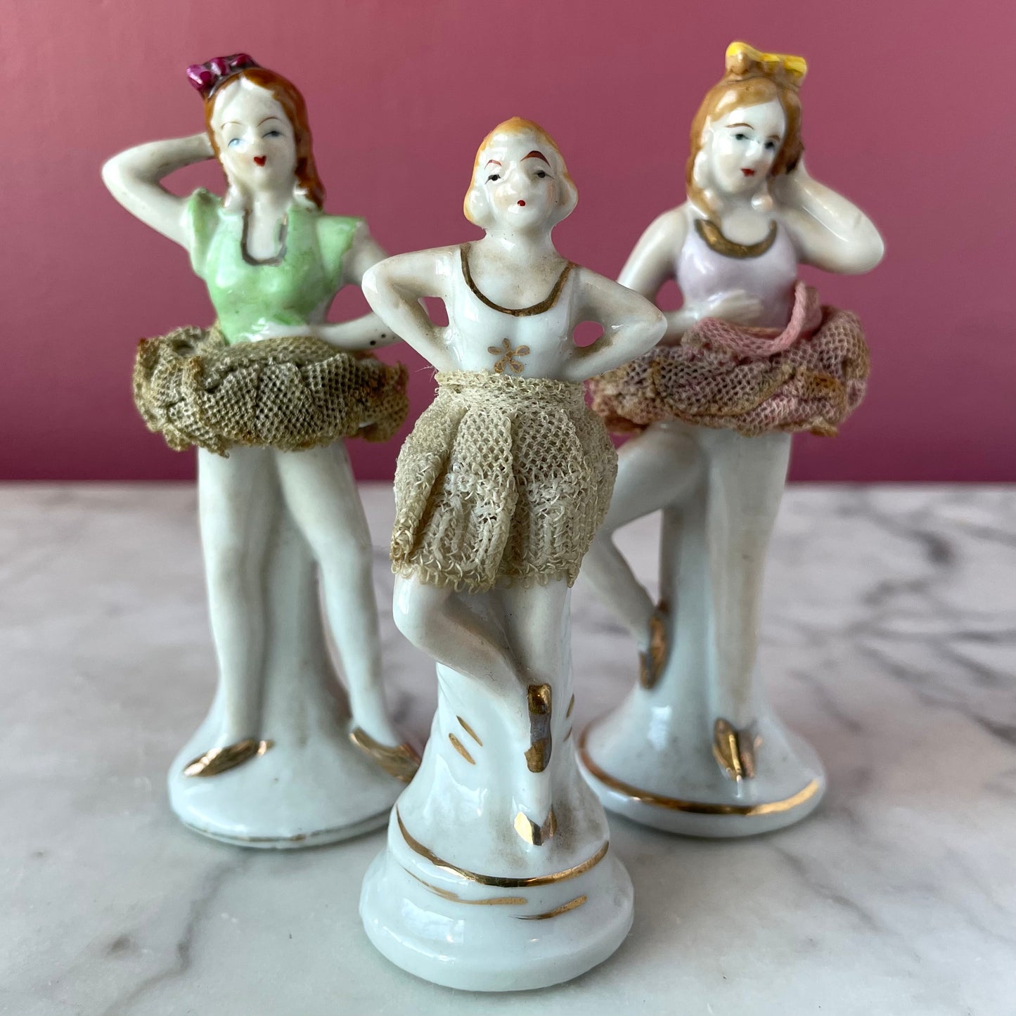 1930s Ceramic Ballerinas