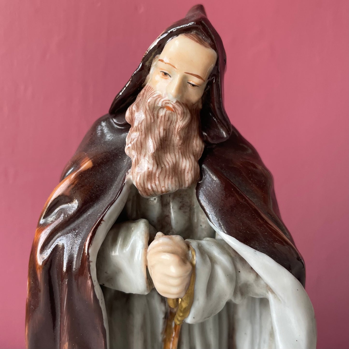 Antique Ernst Bohne & Sohn Porcelain Monk