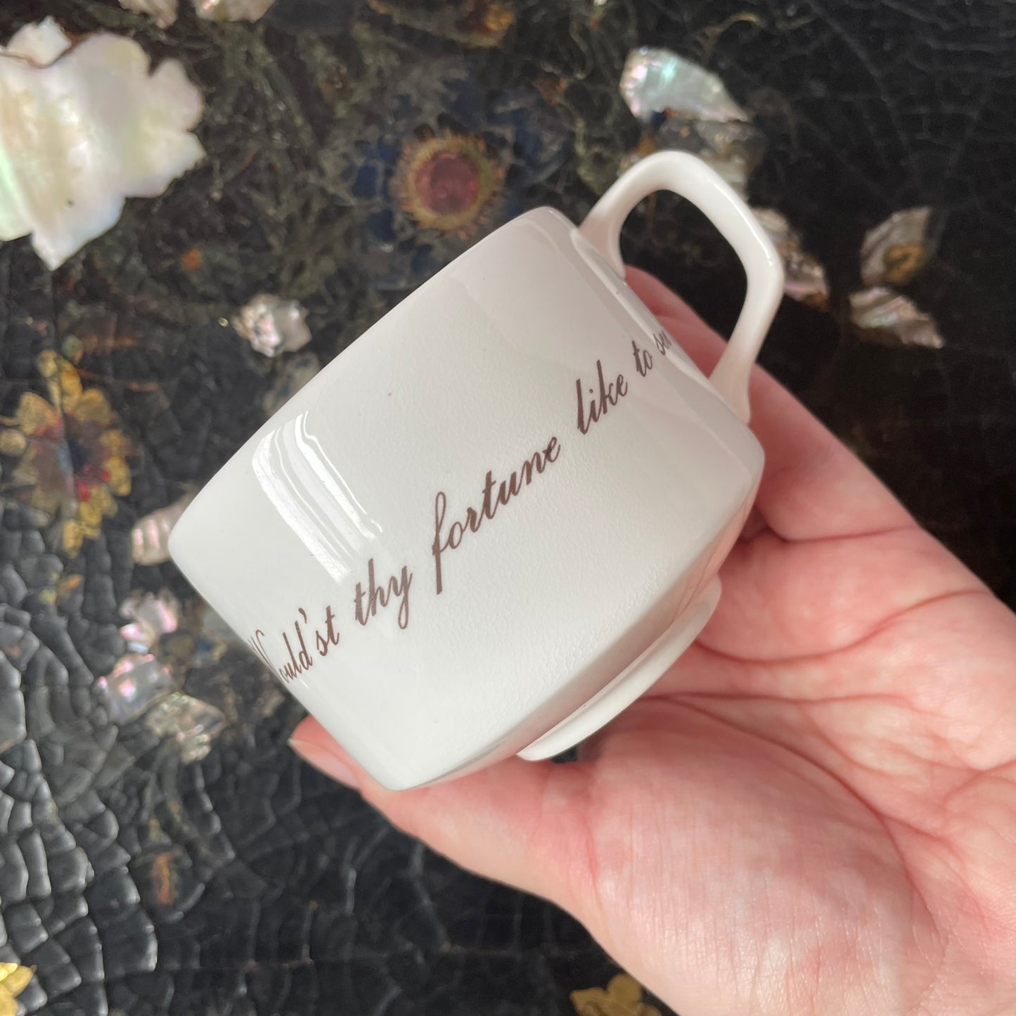 Vintage Fortune Telling Tea Cup | Royal Kendal