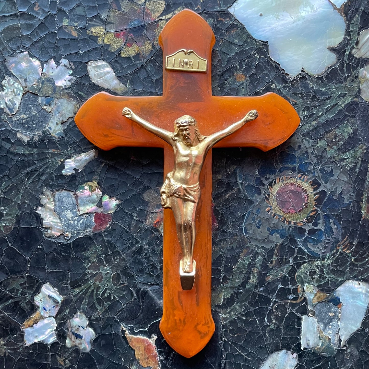Vintage Bakelite Crucifix