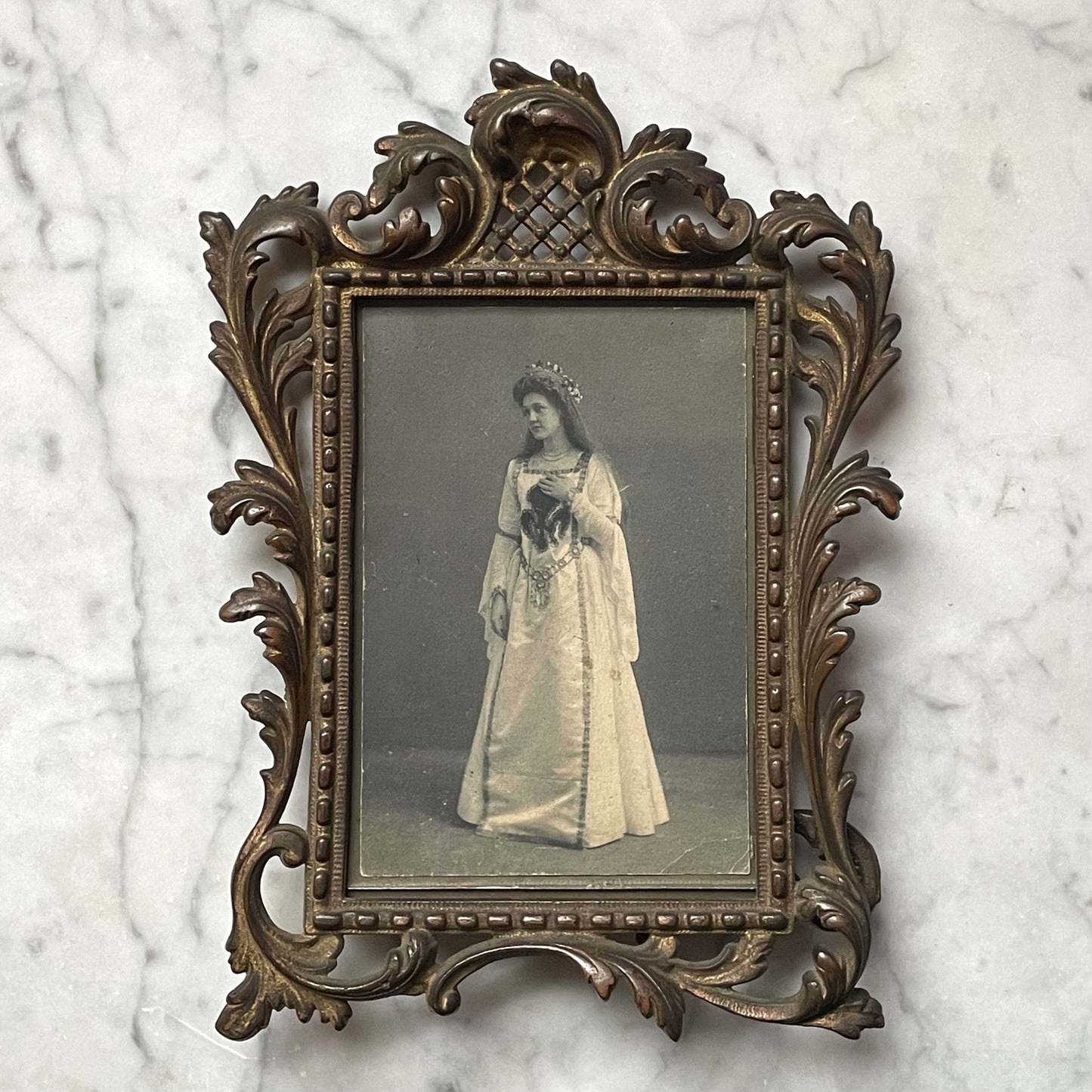 Victorian Photo of Woman in Medieval Costume