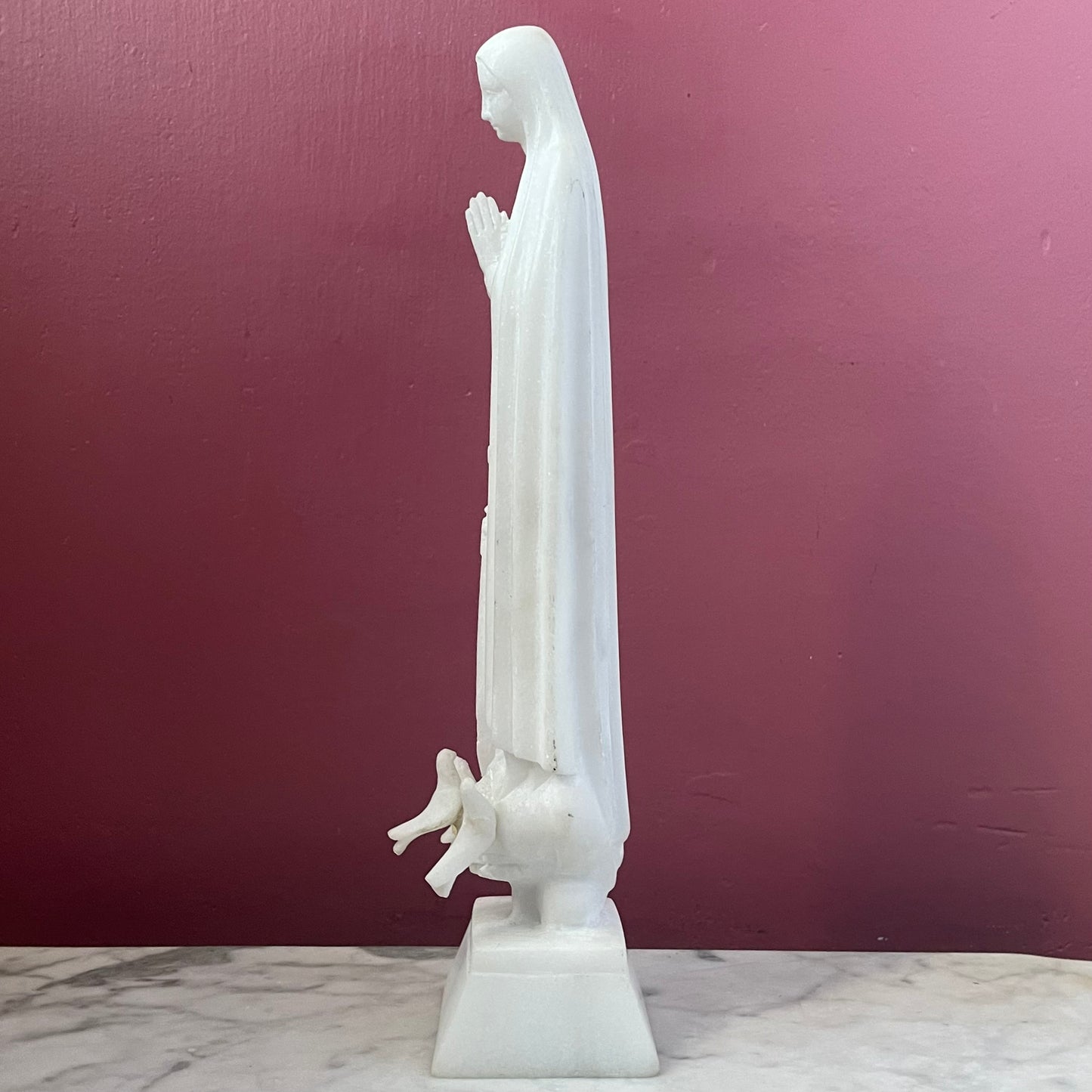 Alabaster Virgin Mary