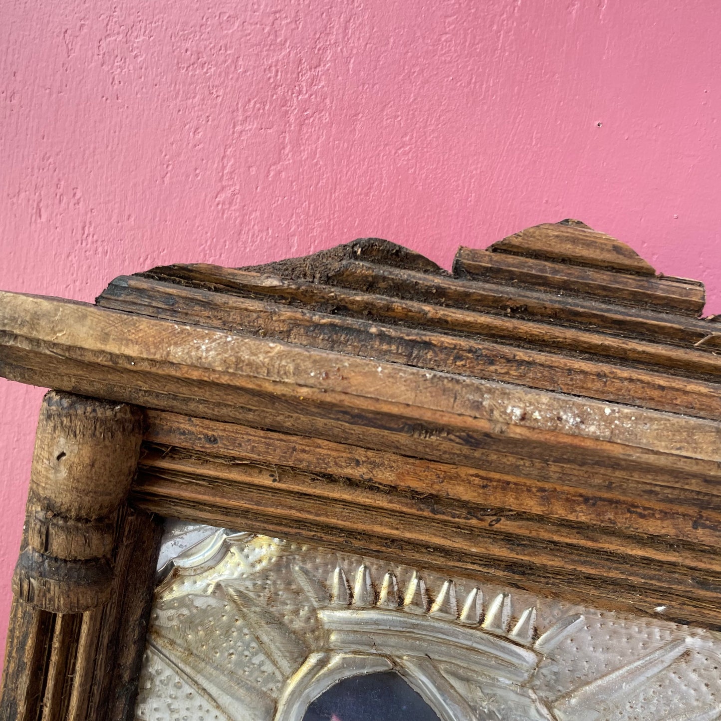 Vintage Mexican Madonna in Nicho