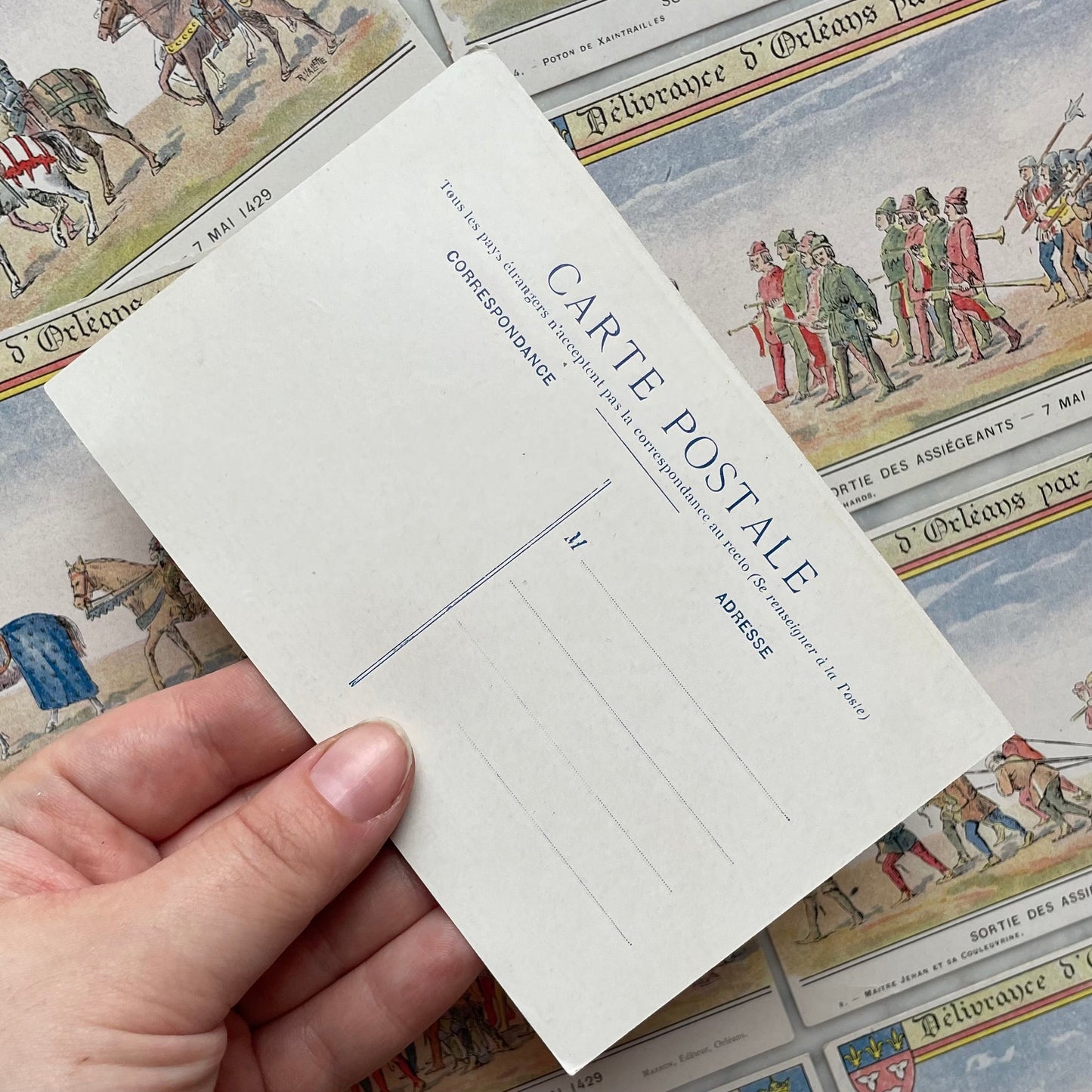Délivrance d’Orléans par Jeanne d’Arc | Antique French Postcards