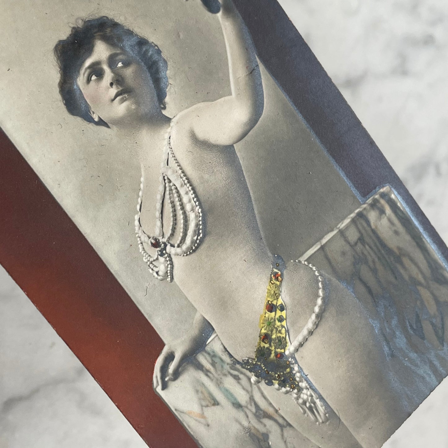 Trompe L’œil Erotic Postcard