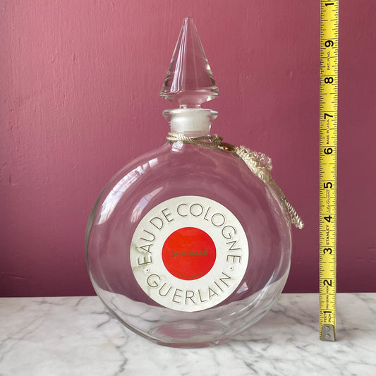 Vintage Guerlain Shalimar Counter Display Bottle
