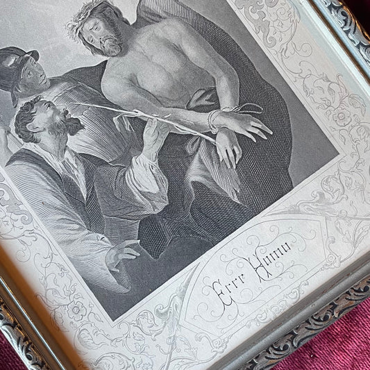 Ecce Homo | Antique Religious Engraving