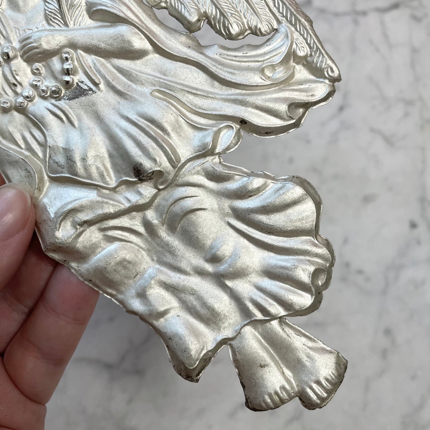 Antique Angel Tin Ex Voto