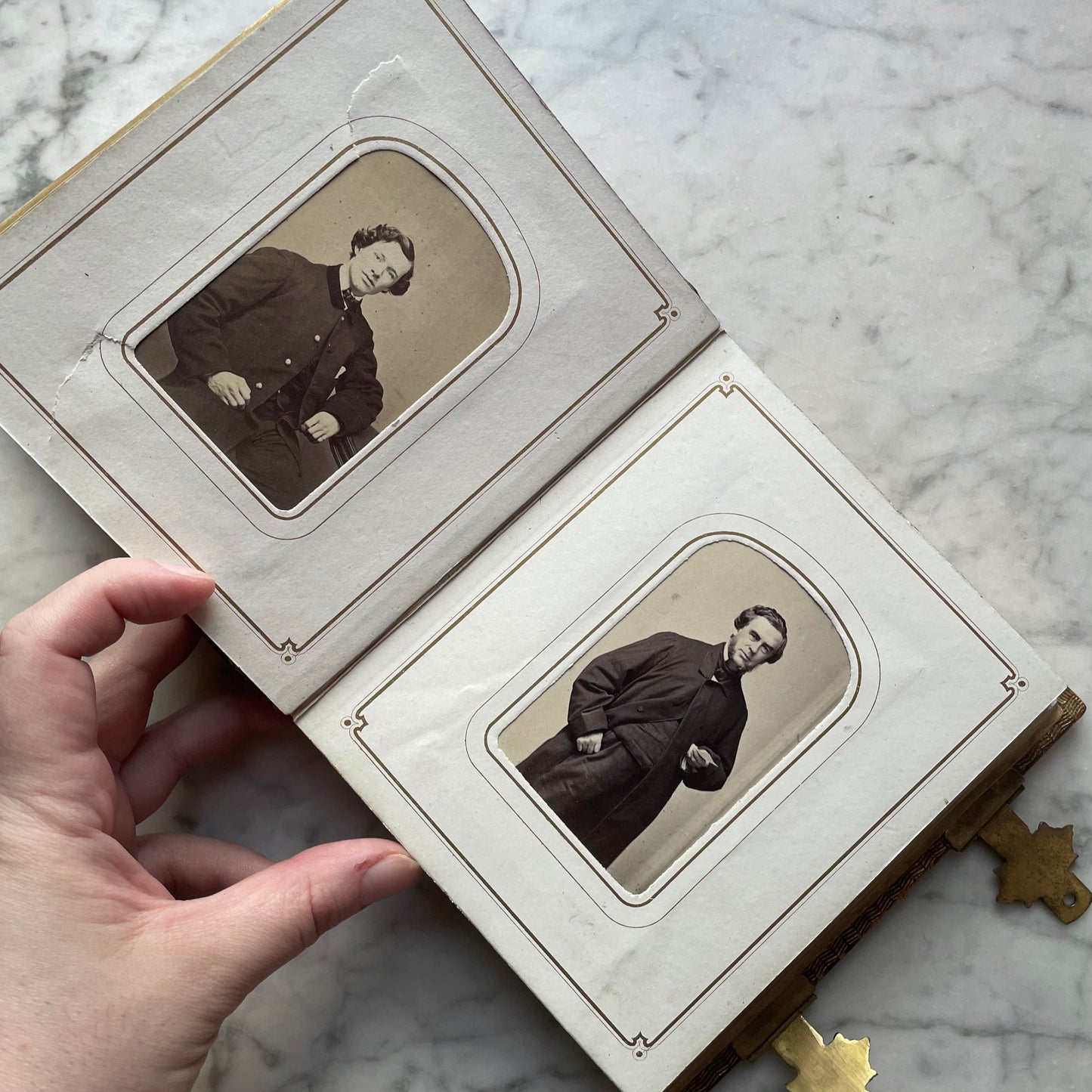 Victorian Leather Carte de Visite Album