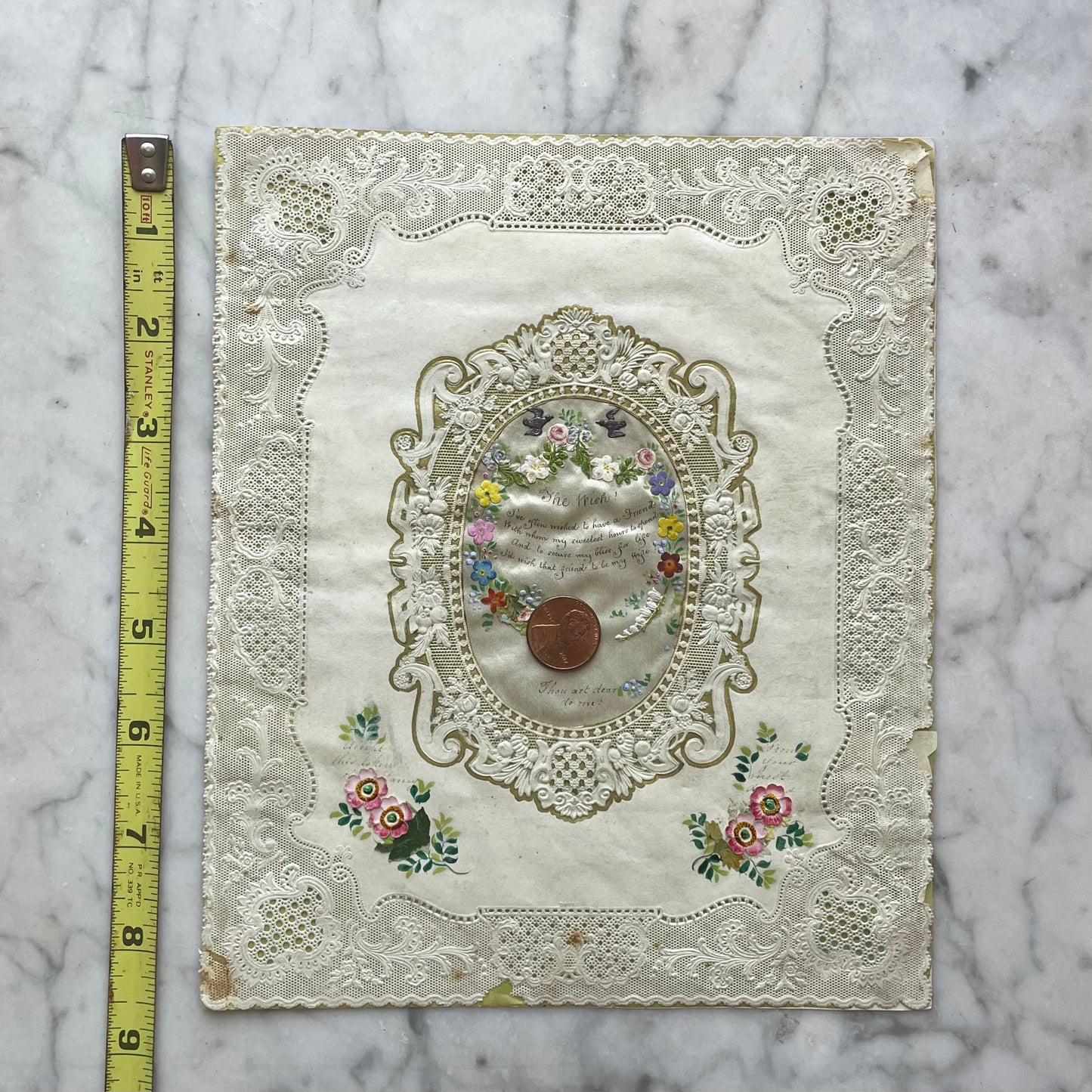 Early Victorian Quarto Valentine