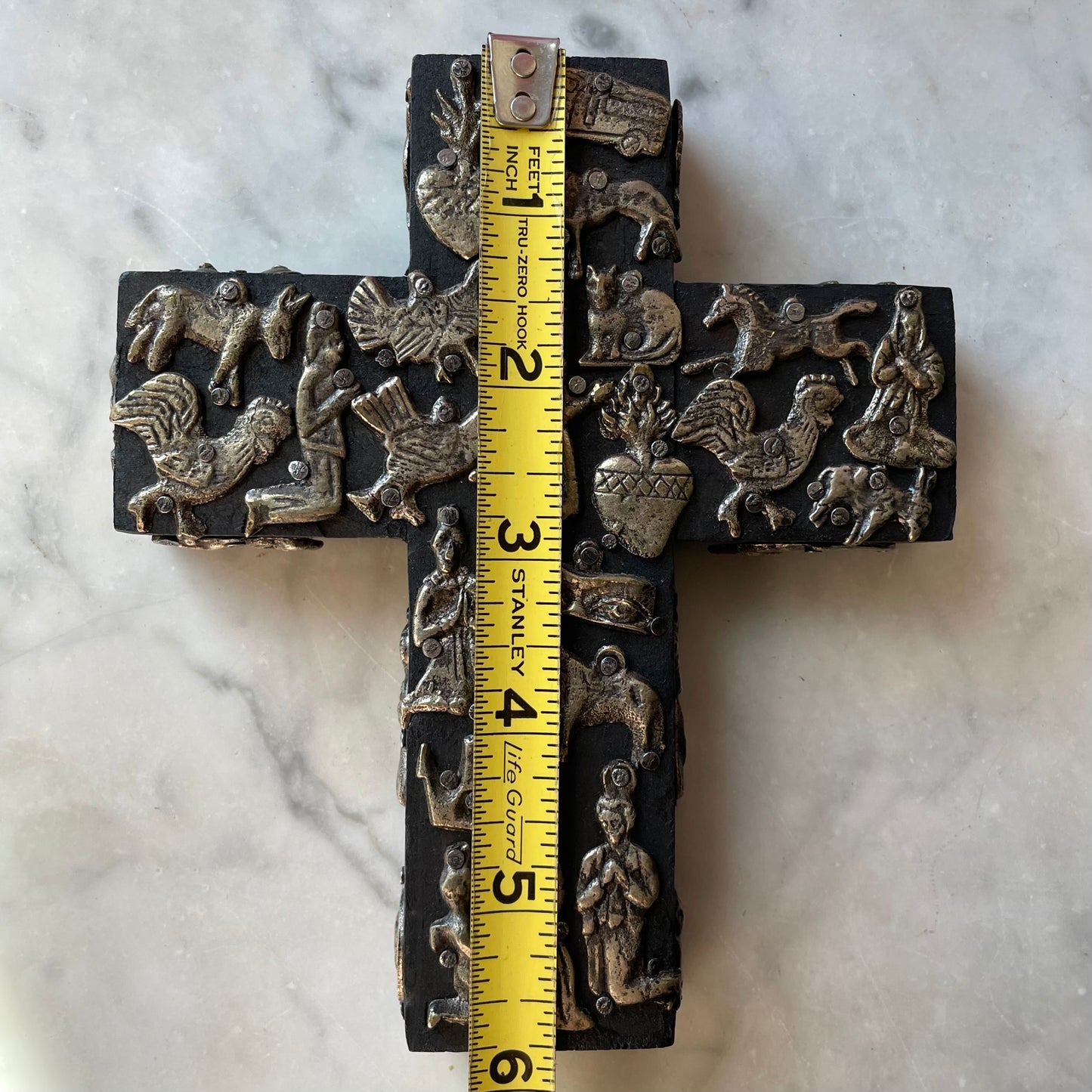 Vintage Mexican Ex Voto Cross