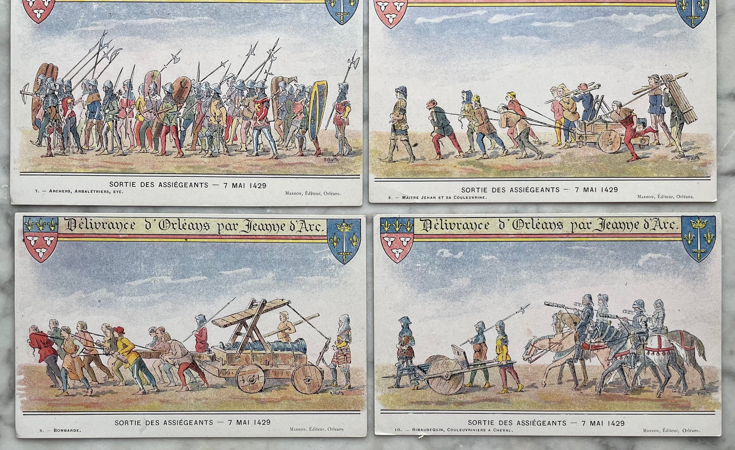 Délivrance d’Orléans par Jeanne d’Arc | Antique French Postcards