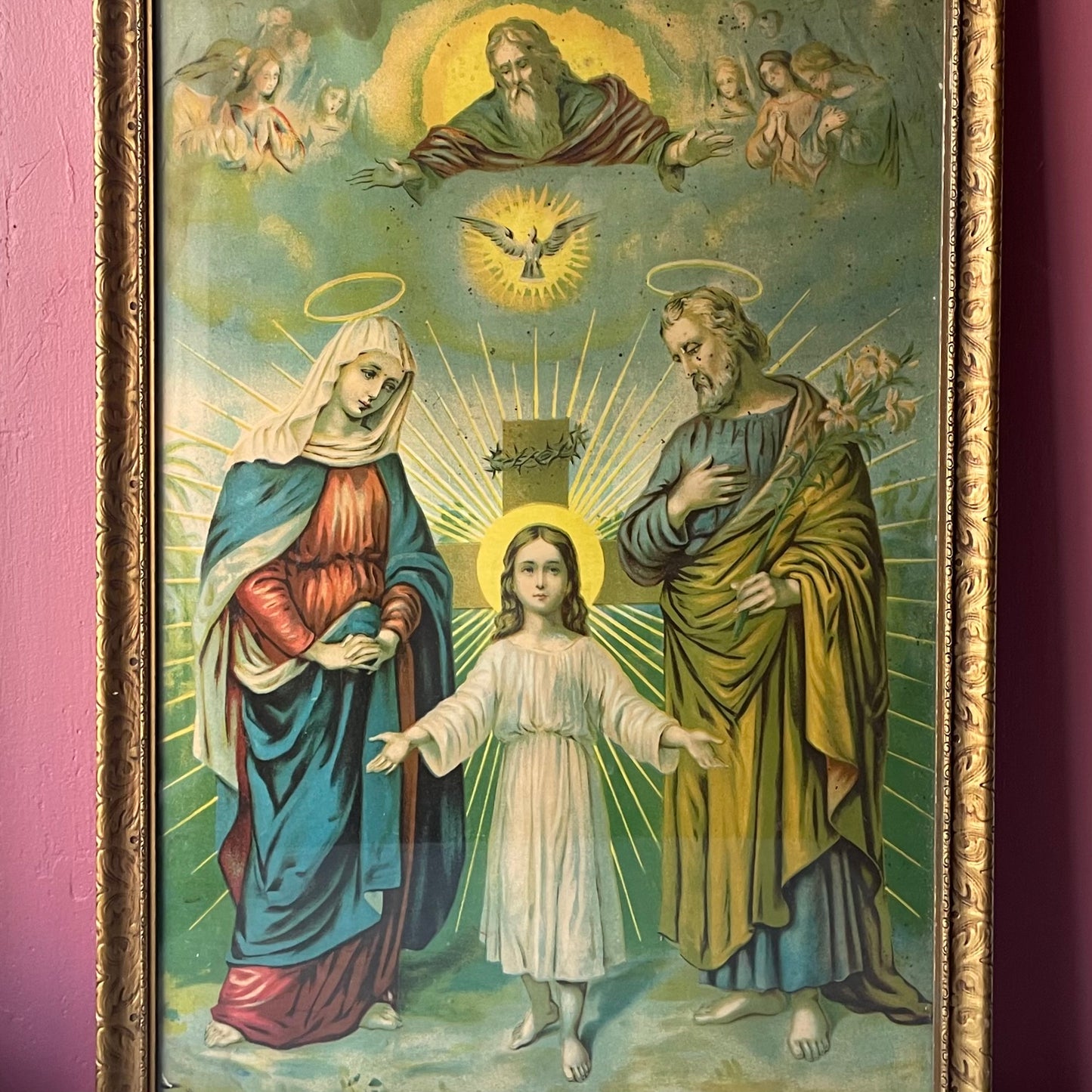 Holy Family | Antique Print
