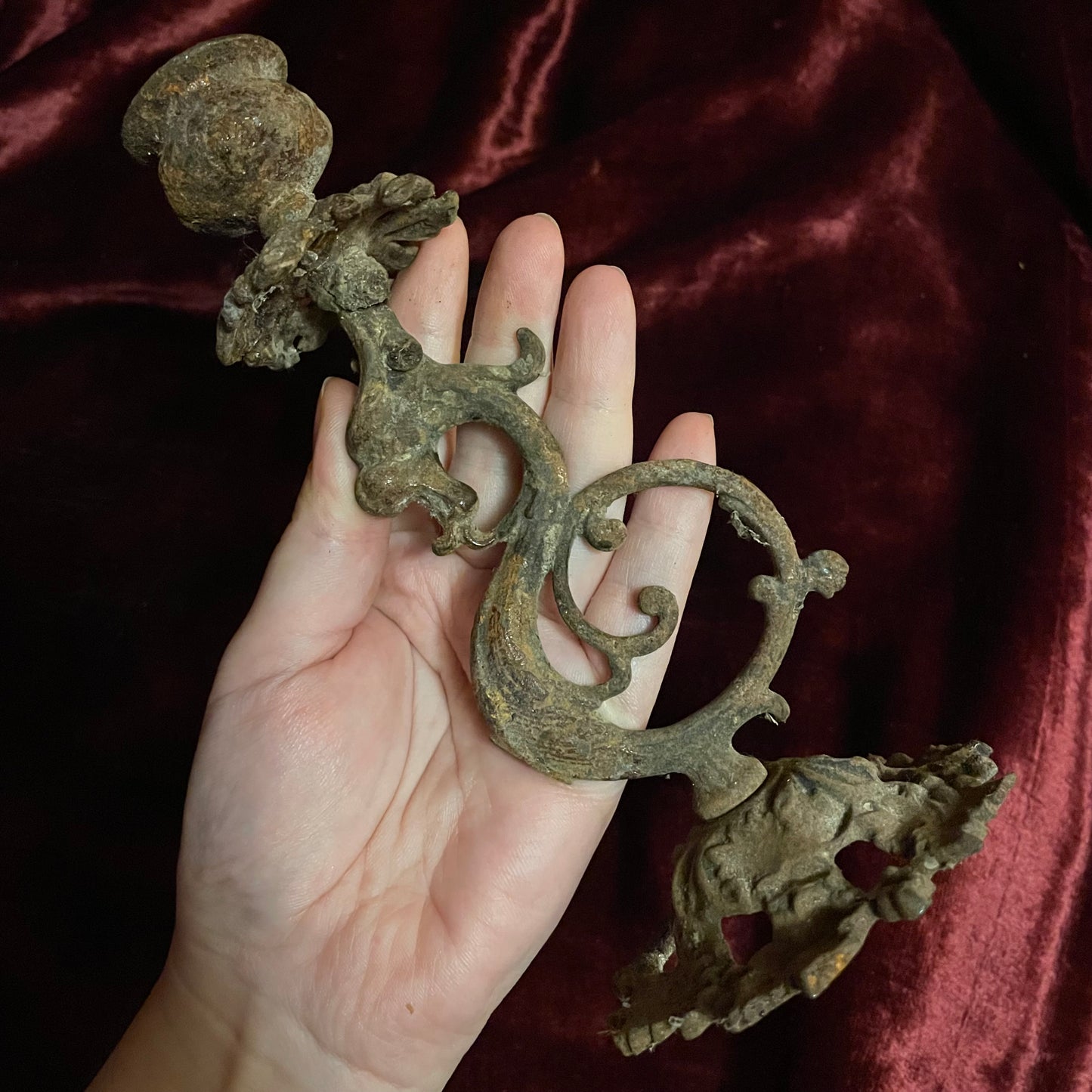 Antique Dragon Candleholders