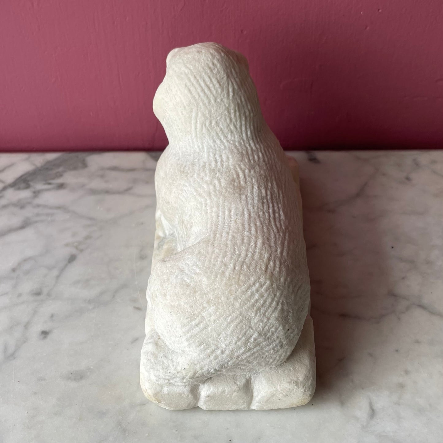 Antique Marble Lamb