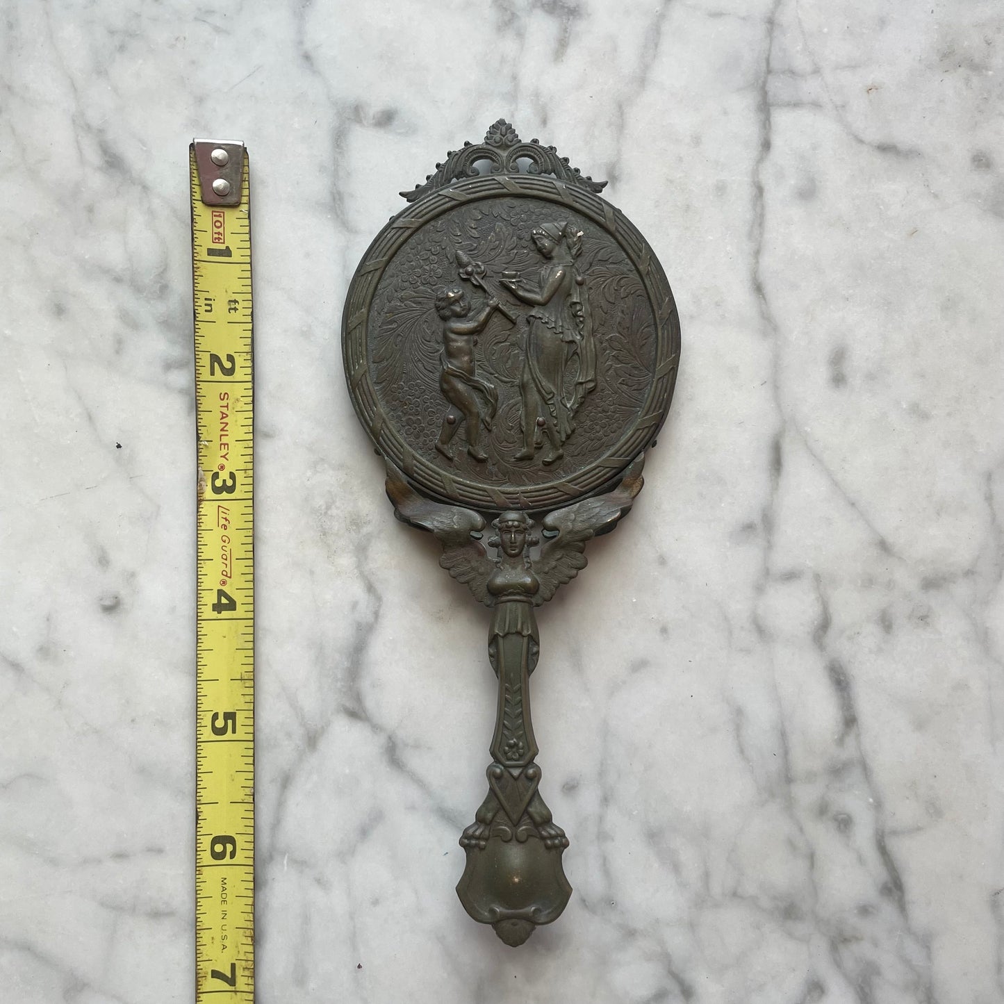 Victorian Sphinx Hand Mirror