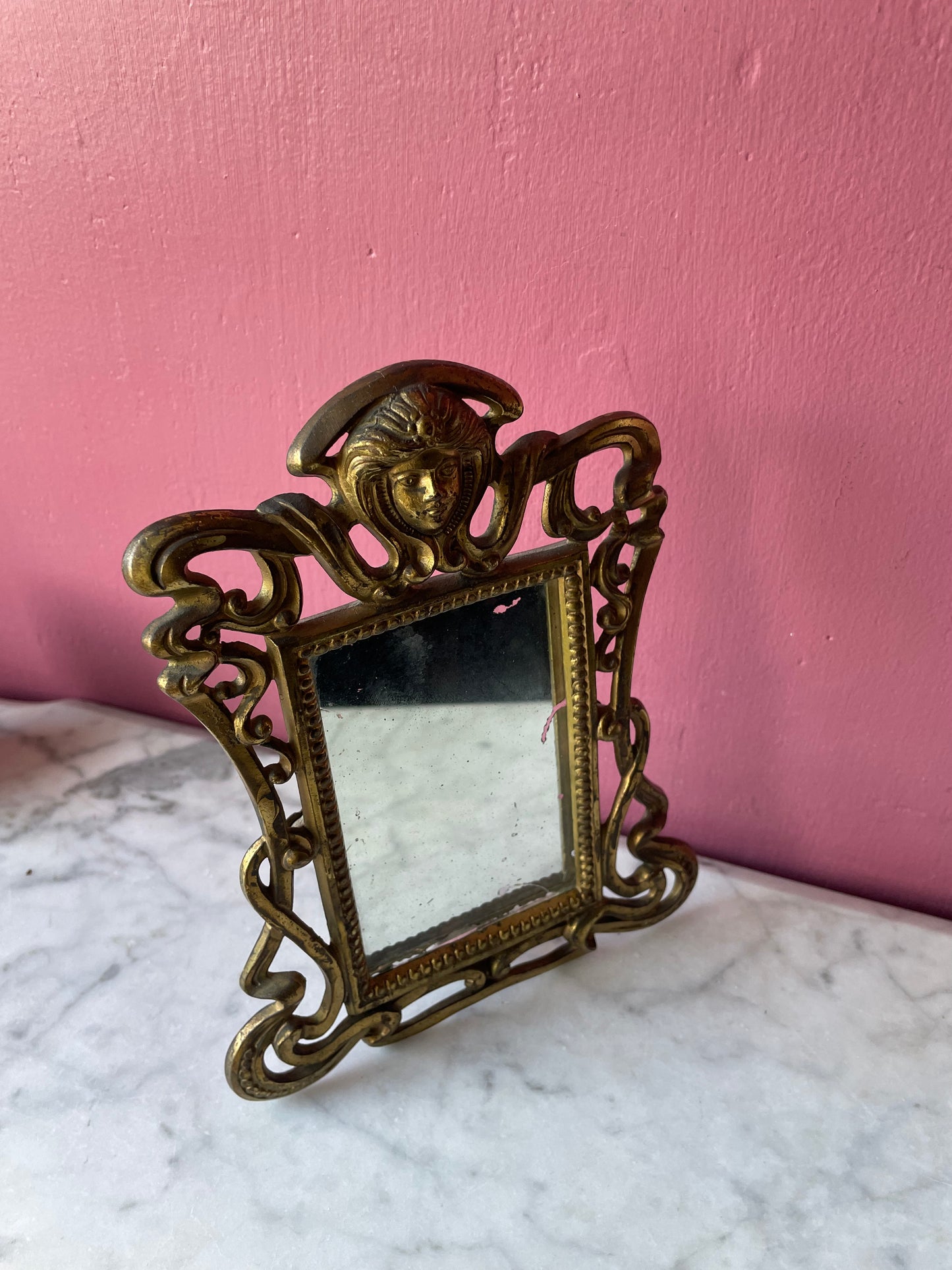 Antique Art Nouveau Mirror