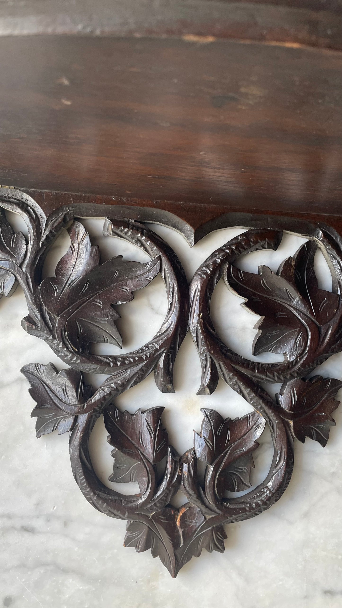 Antique Black Forest Style Shelf
