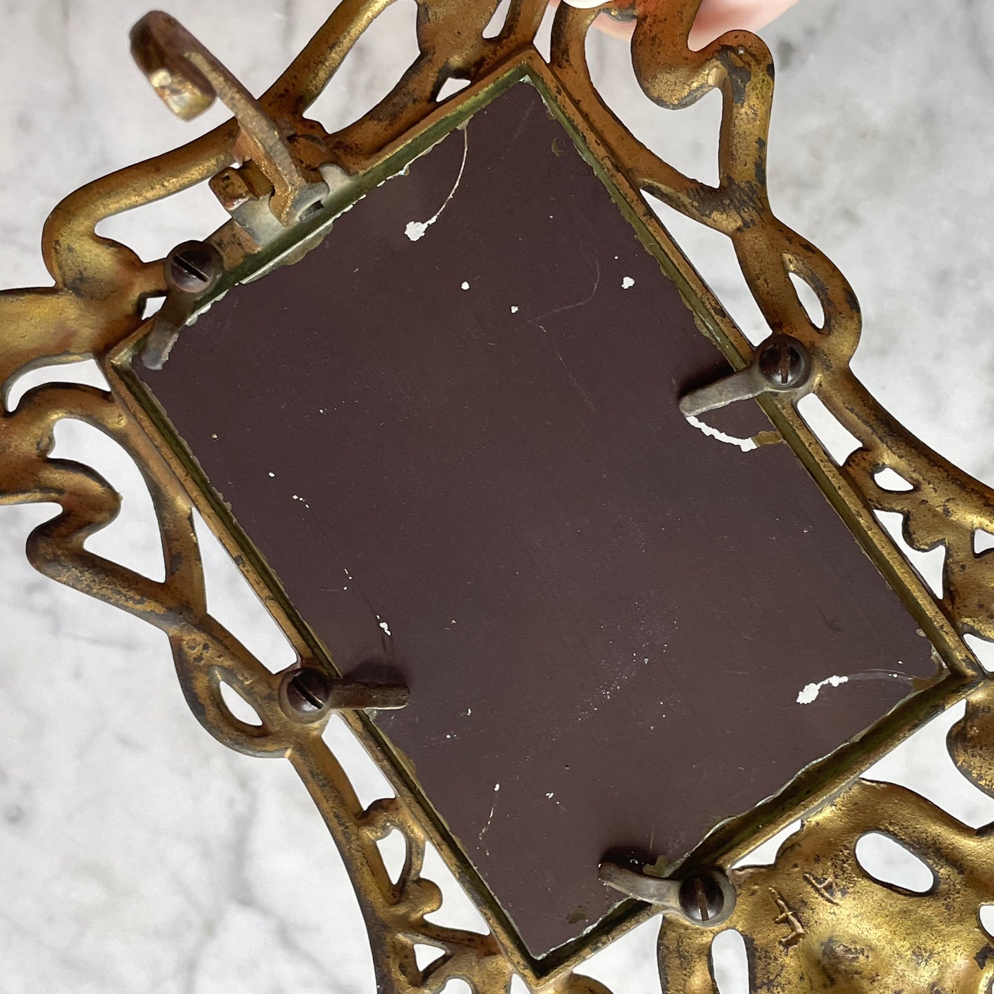 Antique Art Nouveau Mirror