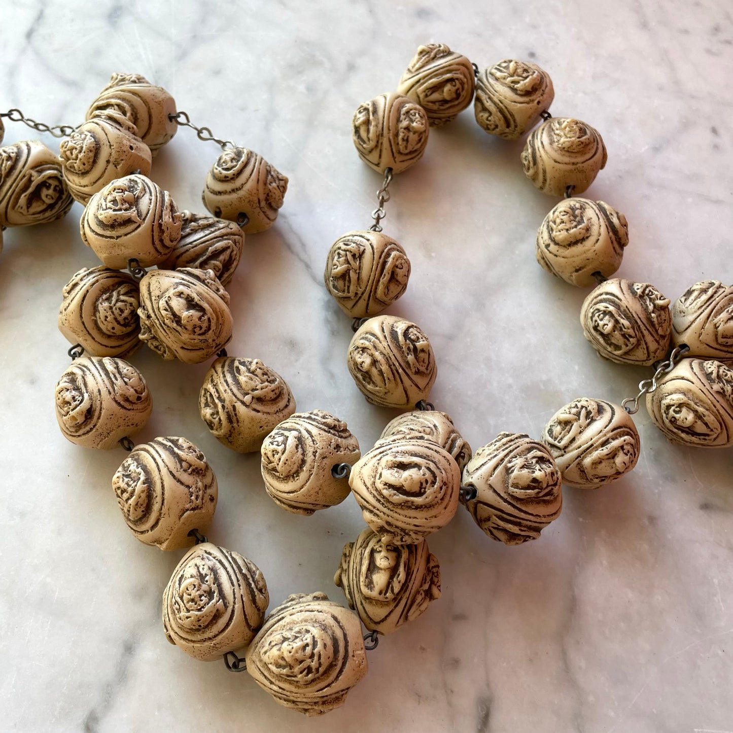 Antique St. Michael Wall Rosary