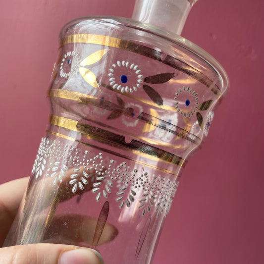 Victorian Handblown Glass Perfume Bottle