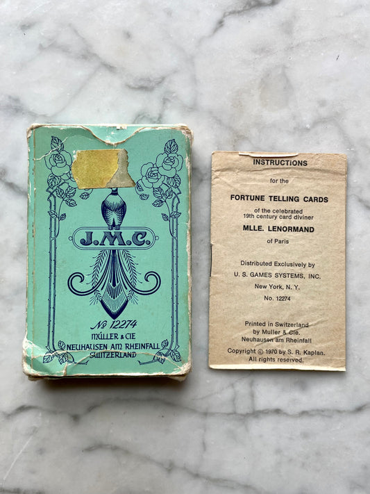 Vintage Lenormand Fortune Telling Cards