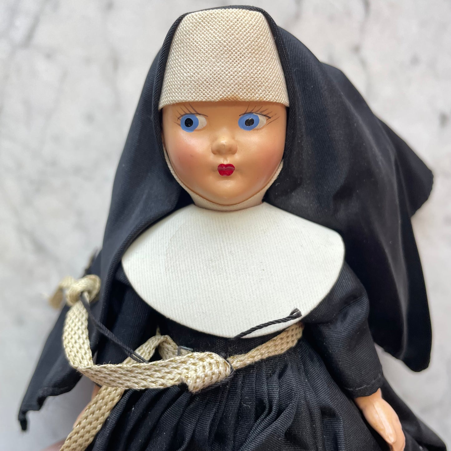 Vintage Nun Doll in Black Habit
