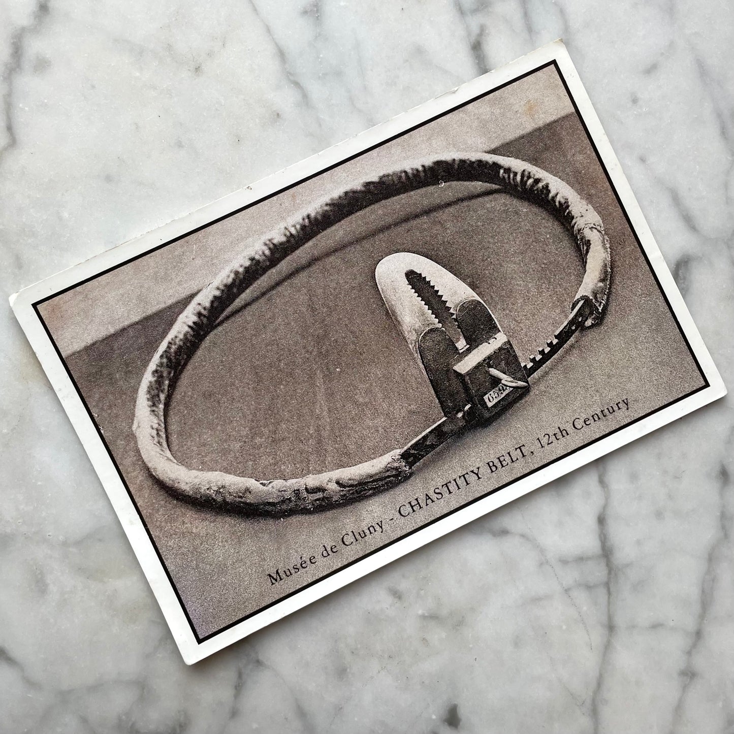 Vintage Chastity Belt Postcard
