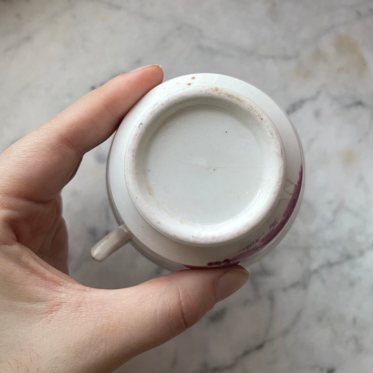The Mother’s Grave | Antique Mourning Cup & Saucer