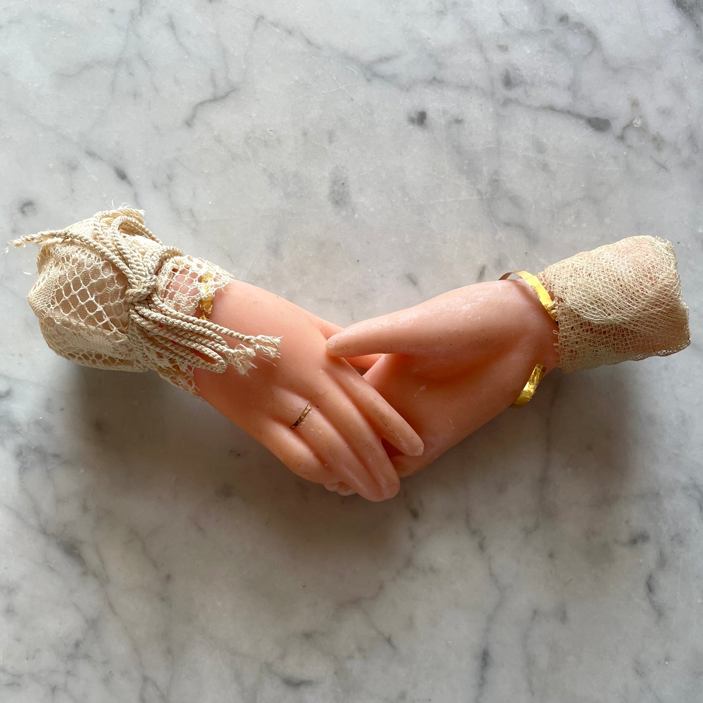 Victorian Wax Hands | Wedding Cake Toppers