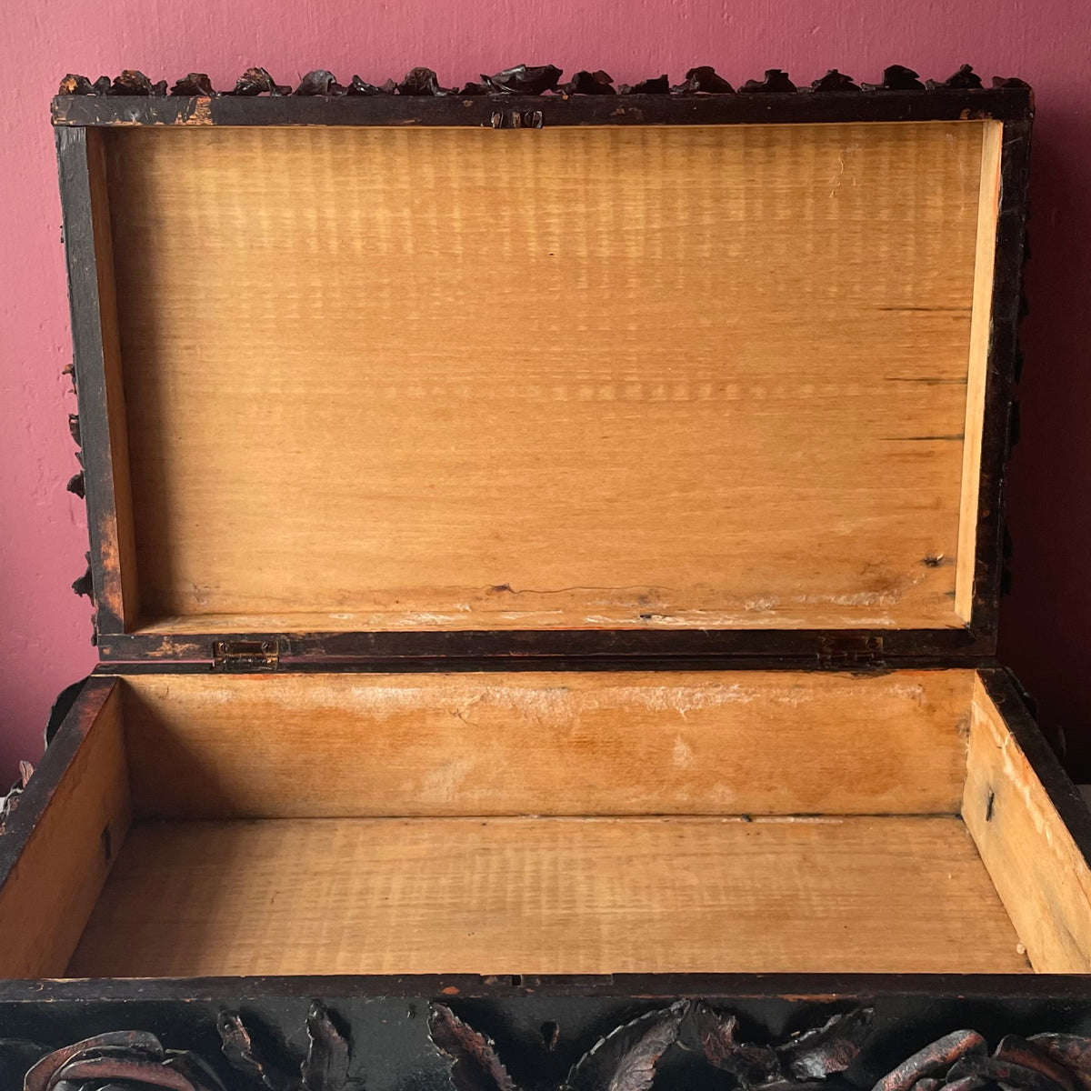 Victorian Leatherwork Box