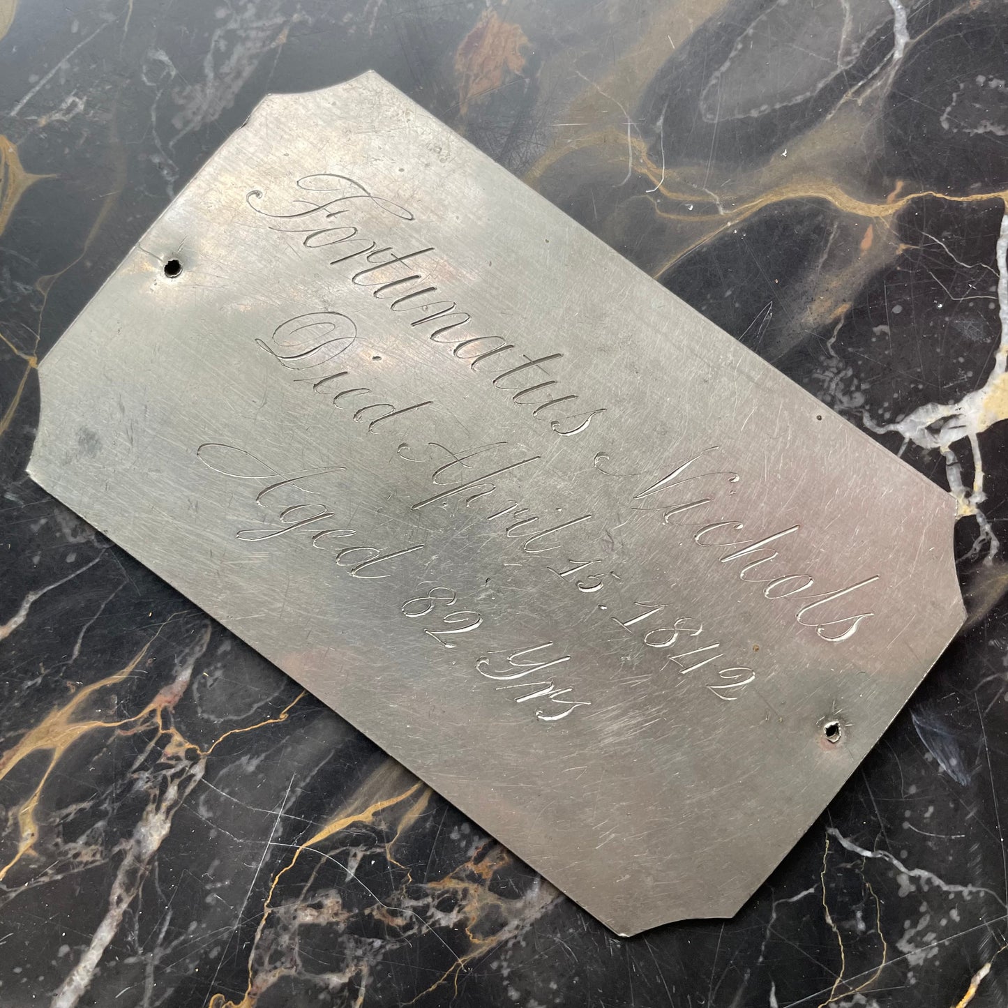 Victorian Casket Plates | Fortunatus Nichols