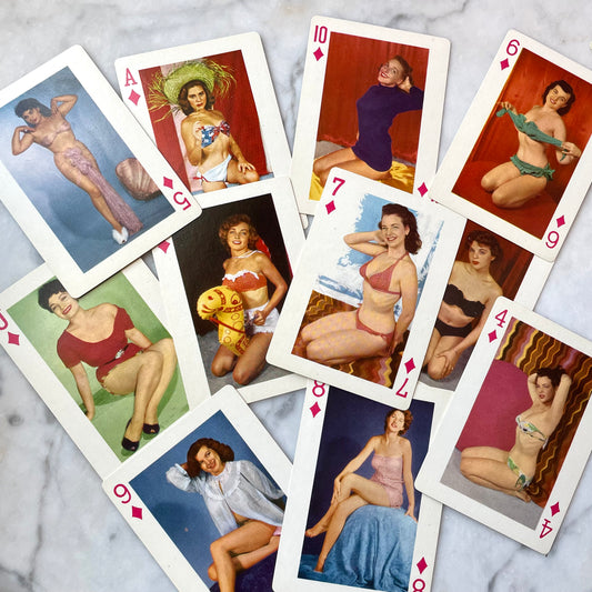 Vintage Pinup Playing Card Deck c. 1950s