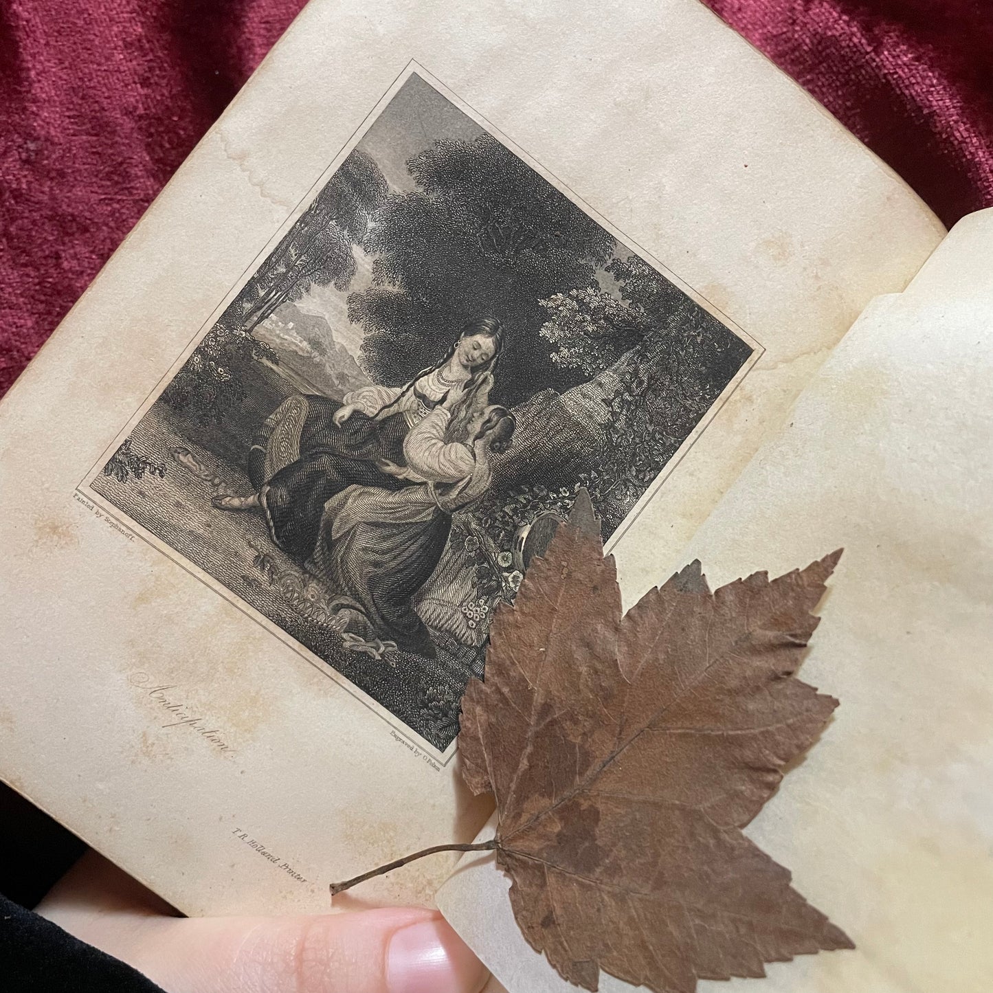The Token & Atlantic Souvenir, 1840 | Victorian Leatherbound Gift Book