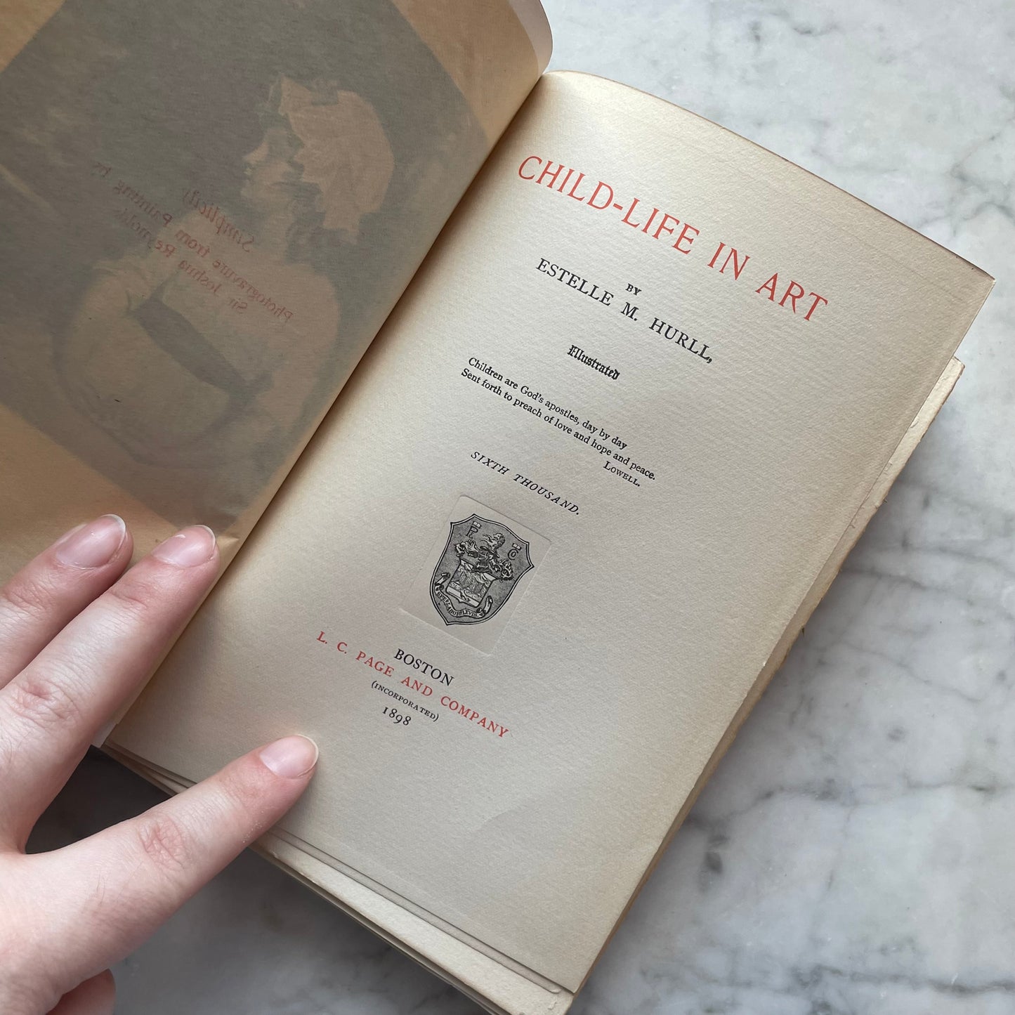 Art Lover’s Series | Page Company| Aesthetic Movement | 1898