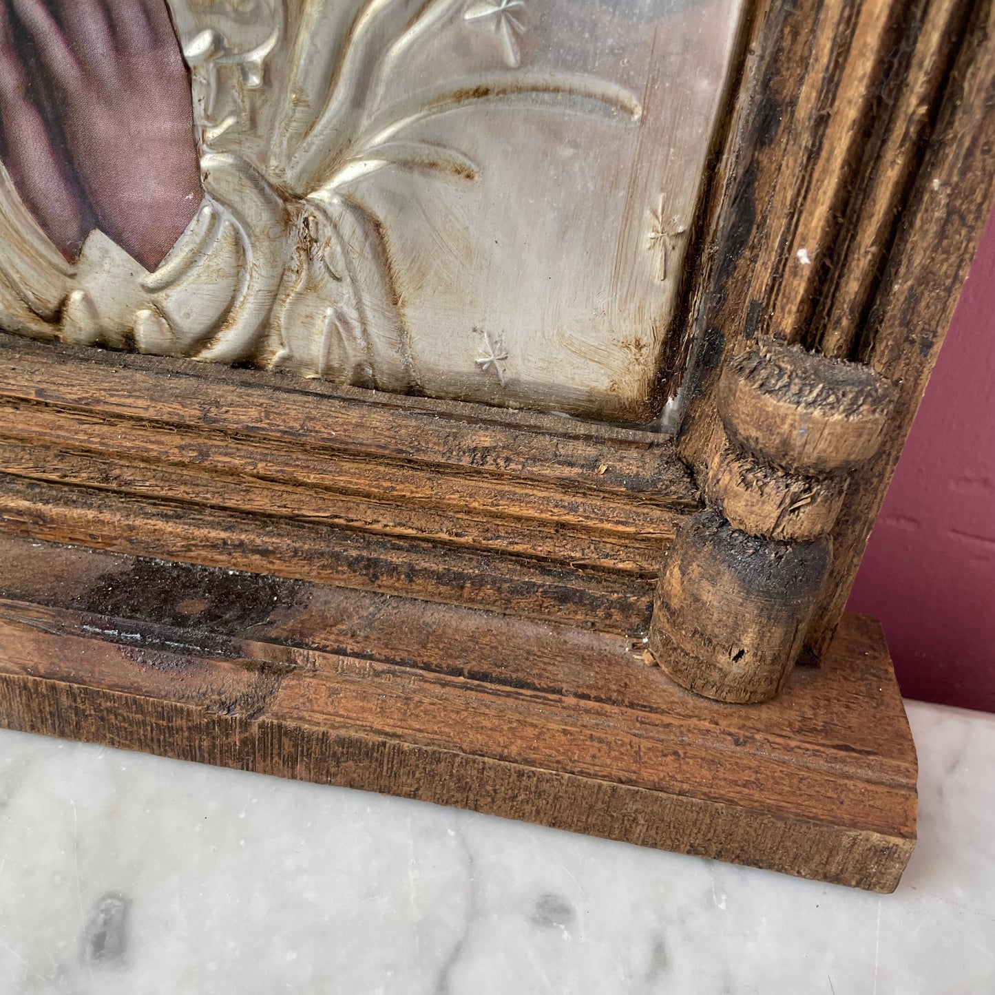 Vintage Mexican Madonna in Nicho
