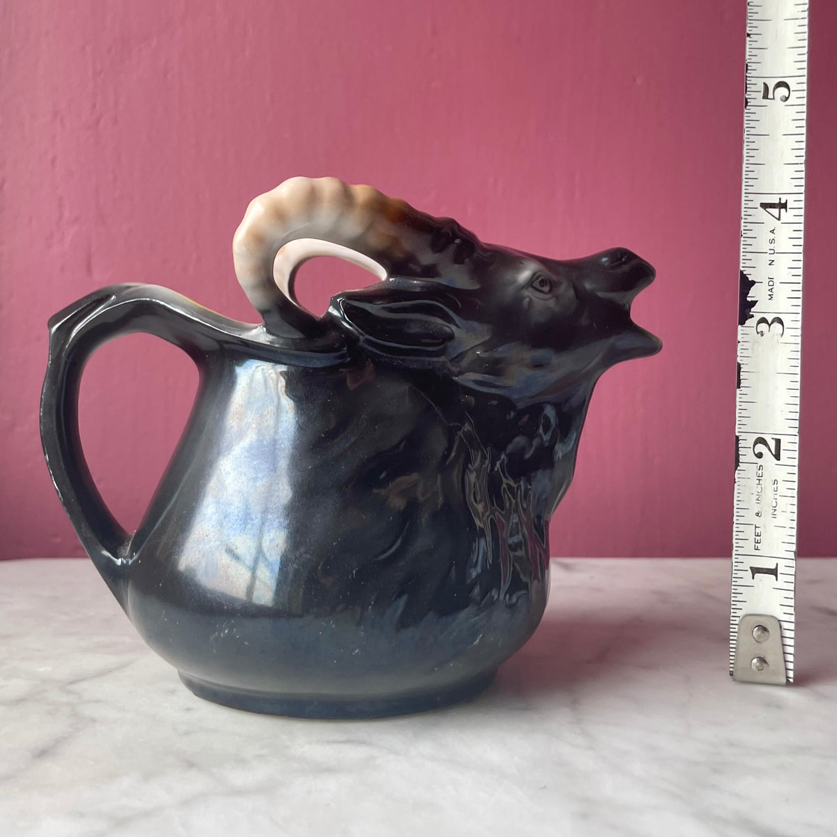 Antique Goat Creamer | Mitchell, Woodbury, & Co. | 1880-1915