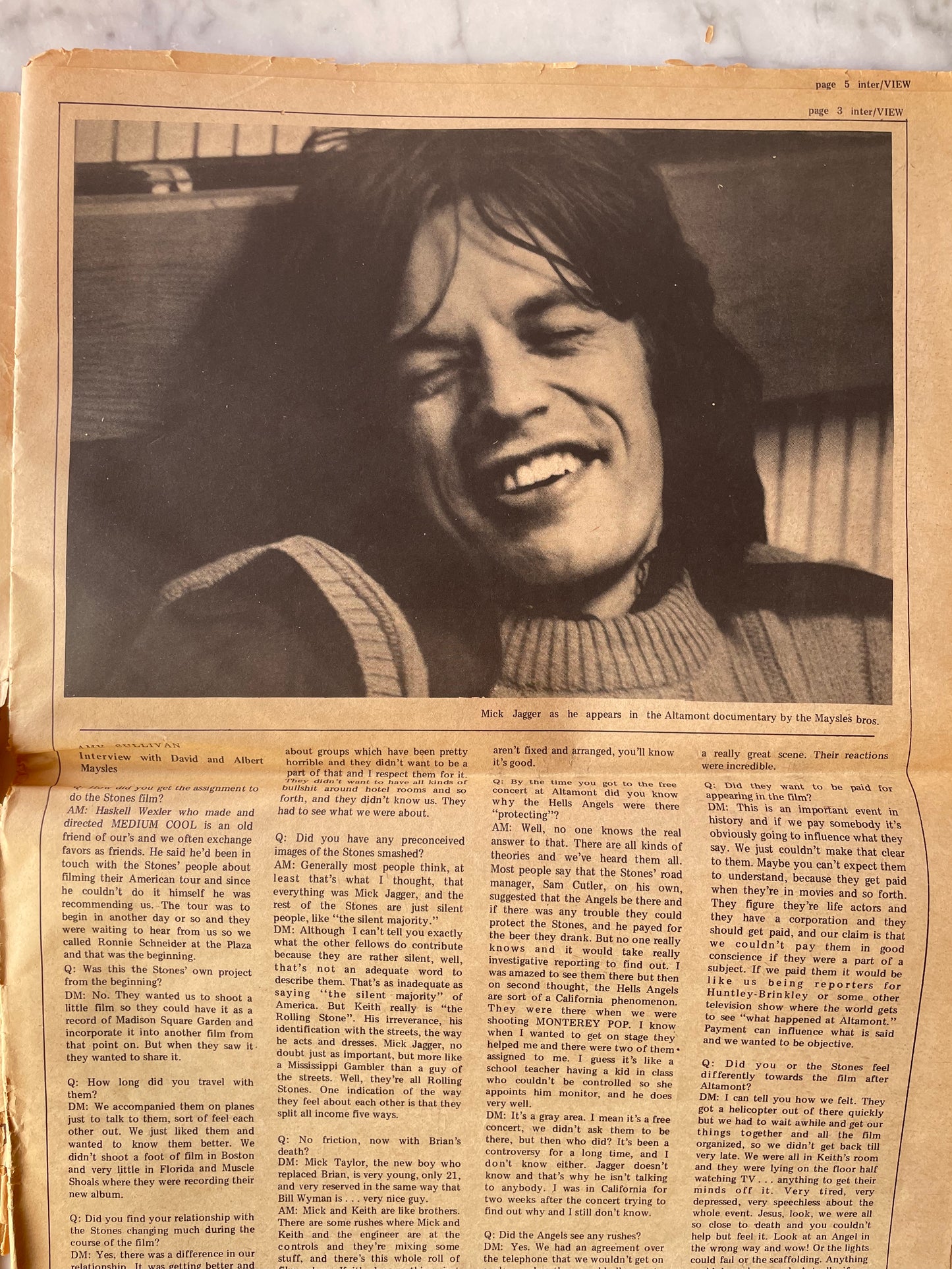 Andy Warhol’s Interview Magazine | Volume 1, No. 6 | 1970