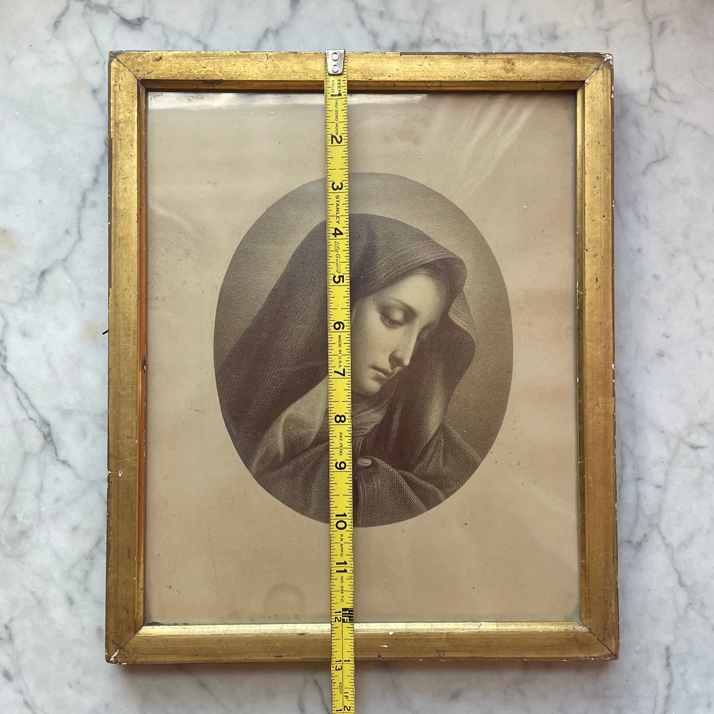 Our Lady of Sorrows | Antique Print