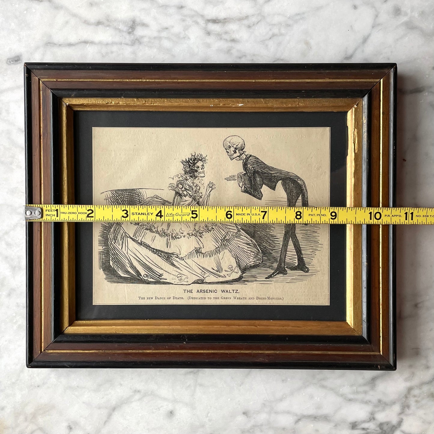 Arsenic Waltz | 1862 Punch Cartoon Satirizing Arsenic Green Dyes